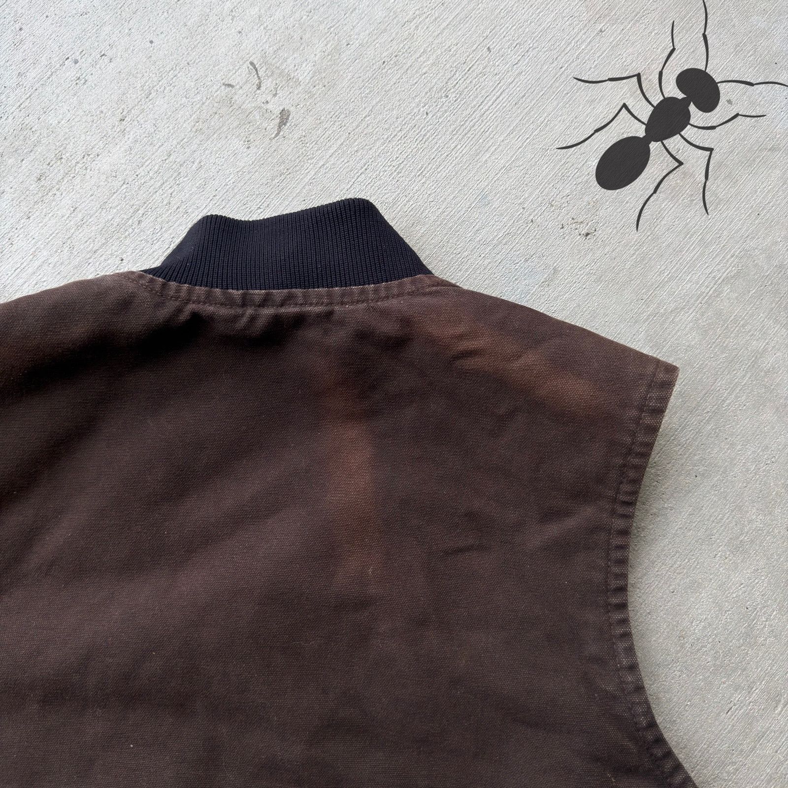 Carhartt × Vintage Carhartt V02 DKB brown work wear vest Size US L / EU 52-54 / 3 - 5 Thumbnail