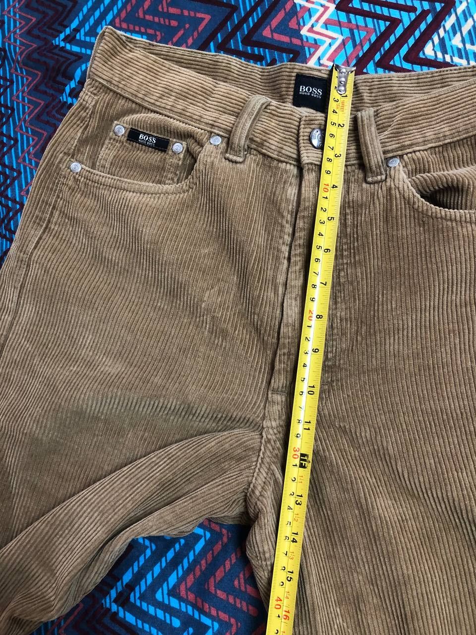 Hugo Boss × Vintage Vintage Hugo Boss Jeans Velvet Chino Pants Size US 32 / EU 48 - 11 Thumbnail