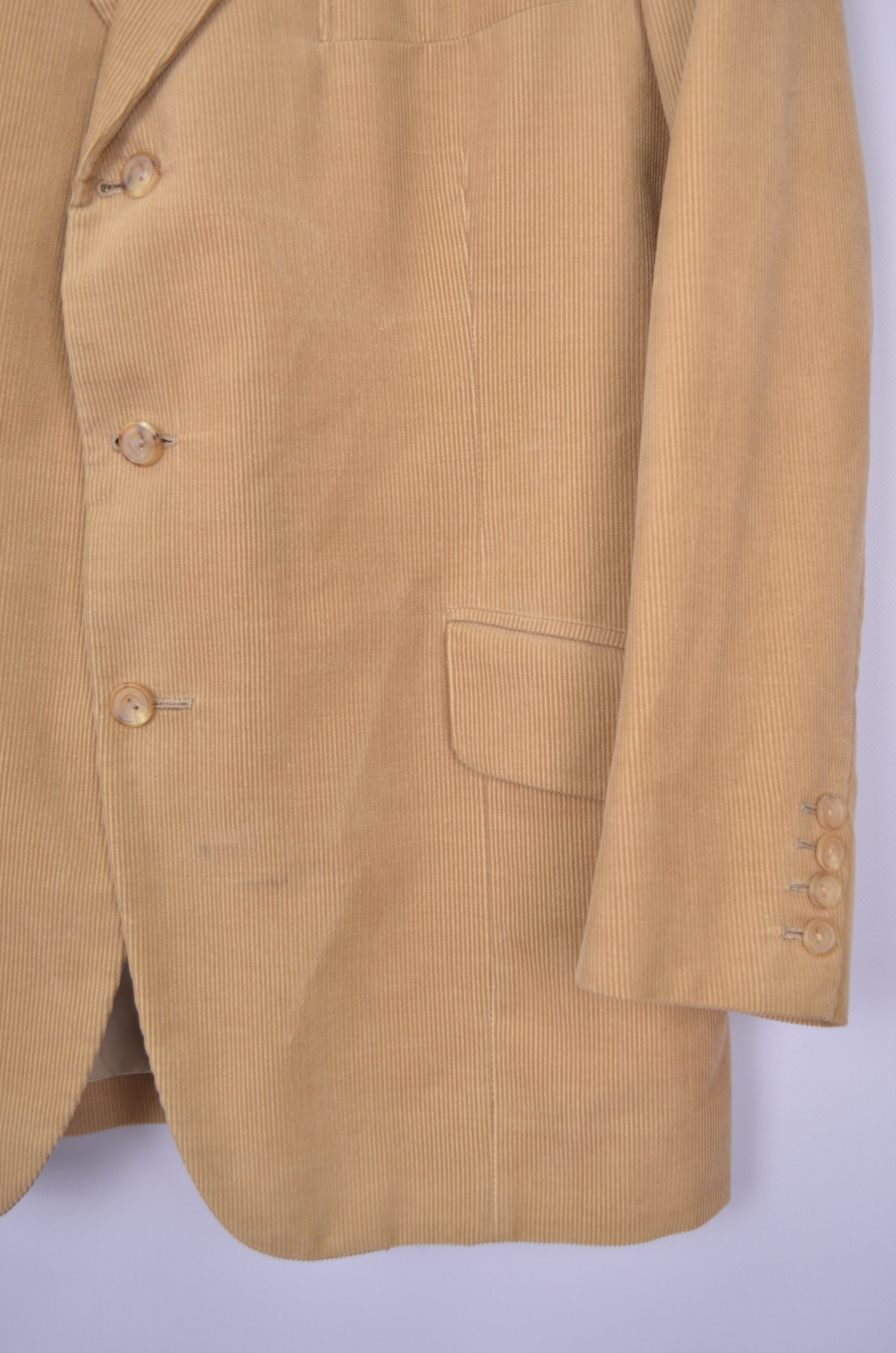 Henry Poole & Co Savile Row Corduroy 1976 Blazer Size ~42