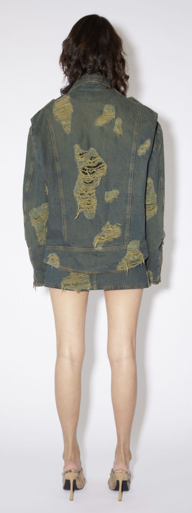 Acne Studios Acne Studios Distressed Denim Jacket Size XS / US 0-2 / IT 36-38 - 12 Thumbnail