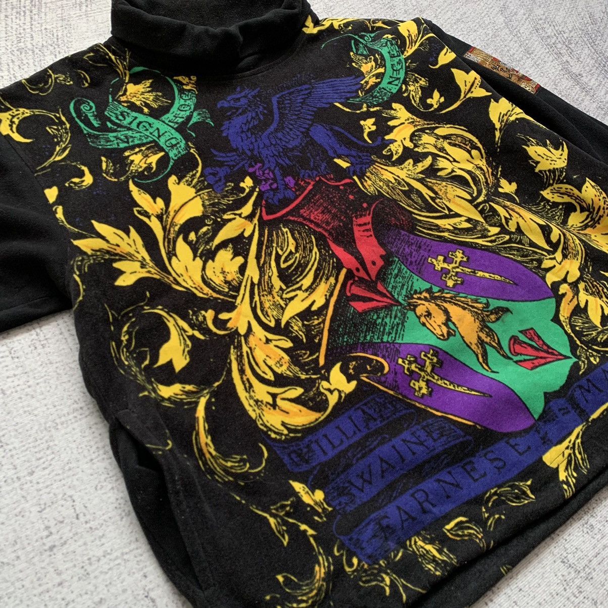 Designer × Japanese Brand × Vintage Vintage Velvet Farnese Turtle Neck Sweater Size US L / EU 52-54 / 3 - 4 Thumbnail
