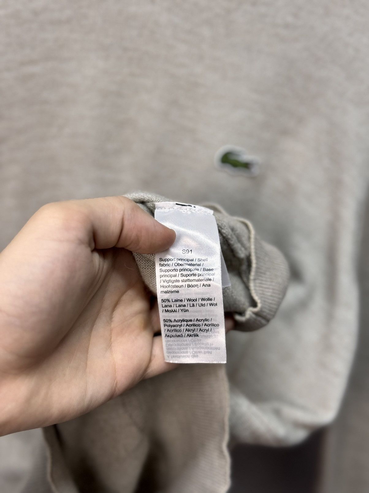 Japanese Brand × Lacoste × Vintage Vintage Y2K Lacoste Knitwear Wool Sweater Size XL streetwear Size US M / EU 48-50 / 2 - 8 Thumbnail