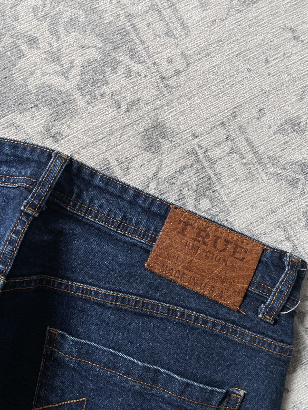 True Religion Vintage True Religion Jeans Slim Big Logo Skinny Japanese Size US 34 / EU 50 - 9 Thumbnail