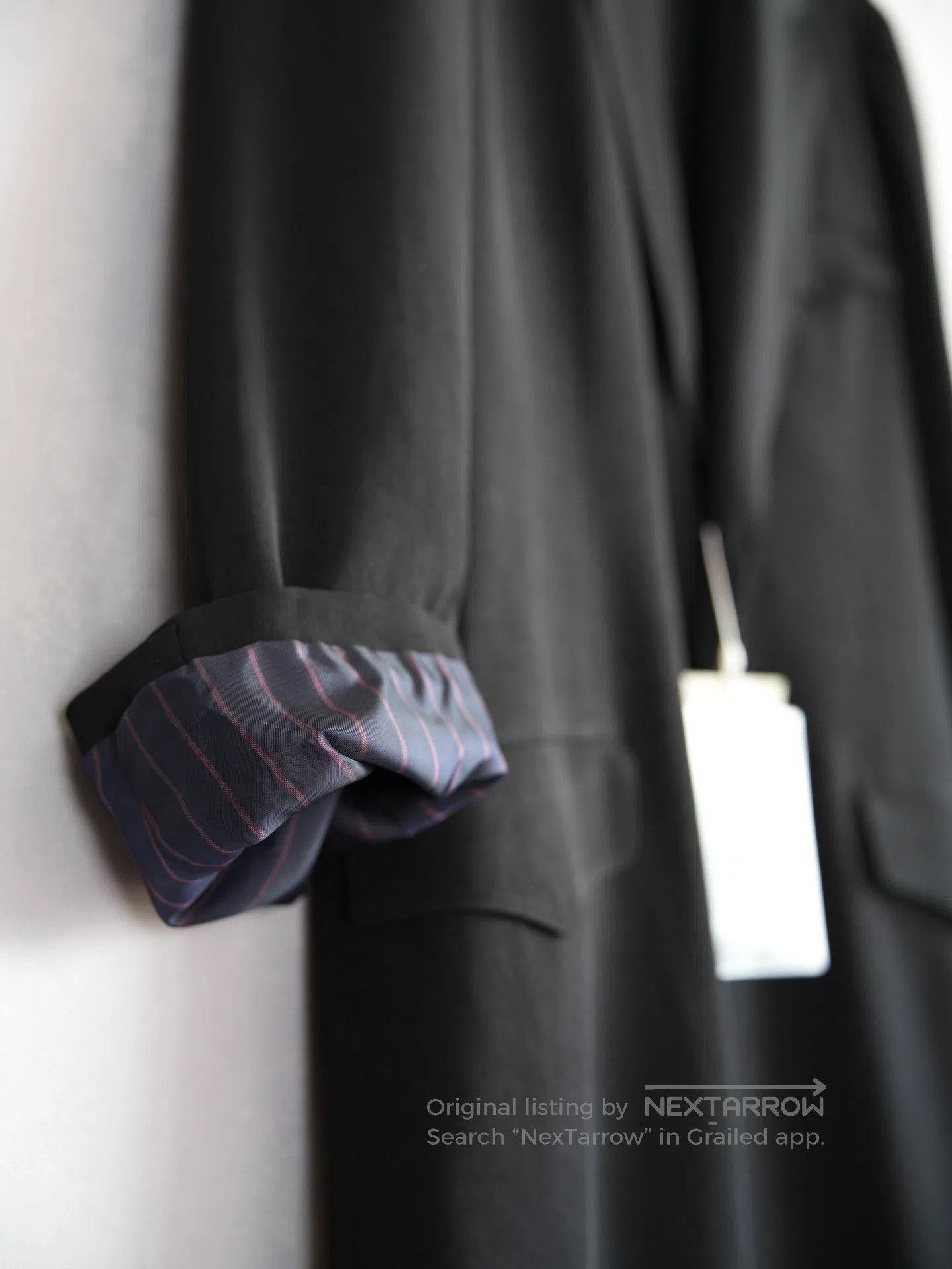 Yohji Yamamoto Yohji Yamamoto 24AW Tuxedo Back Pleat Coat. Size L / US 10 / IT 46 - 6 Thumbnail