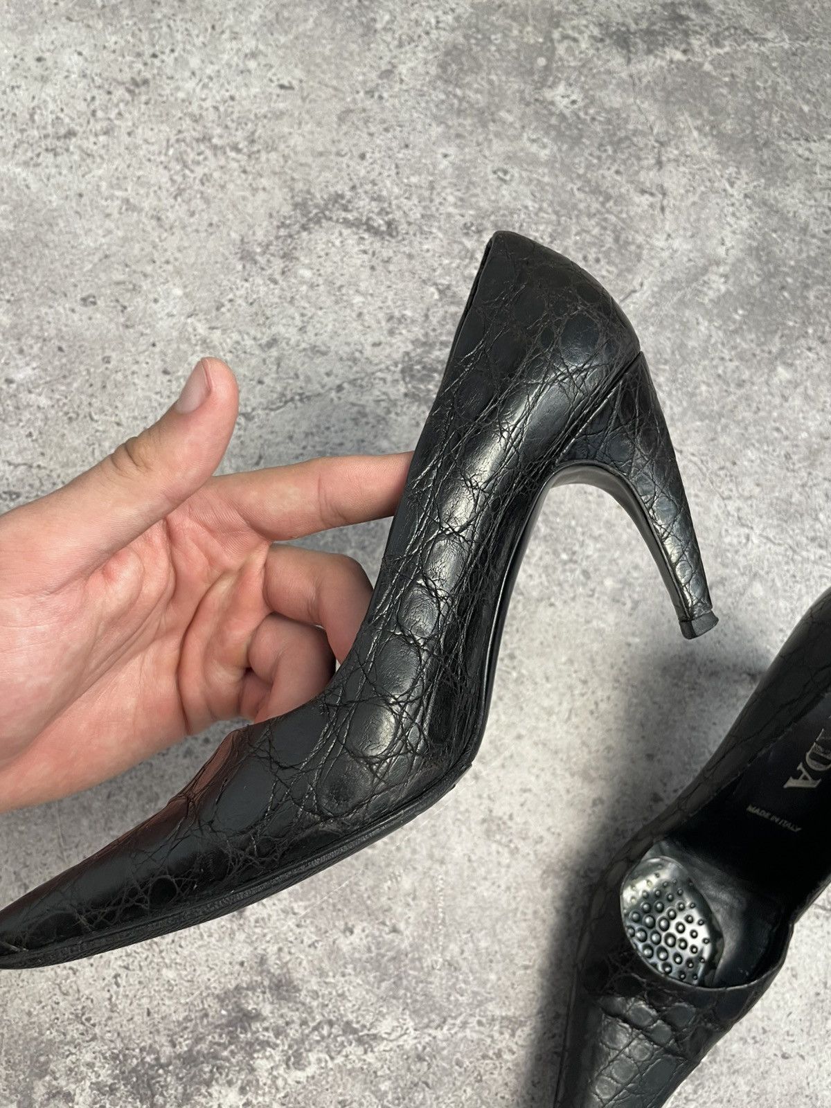 Prada Women’s Prada Leather Heels Size US 6.5 / IT 36.5 - 5 Thumbnail