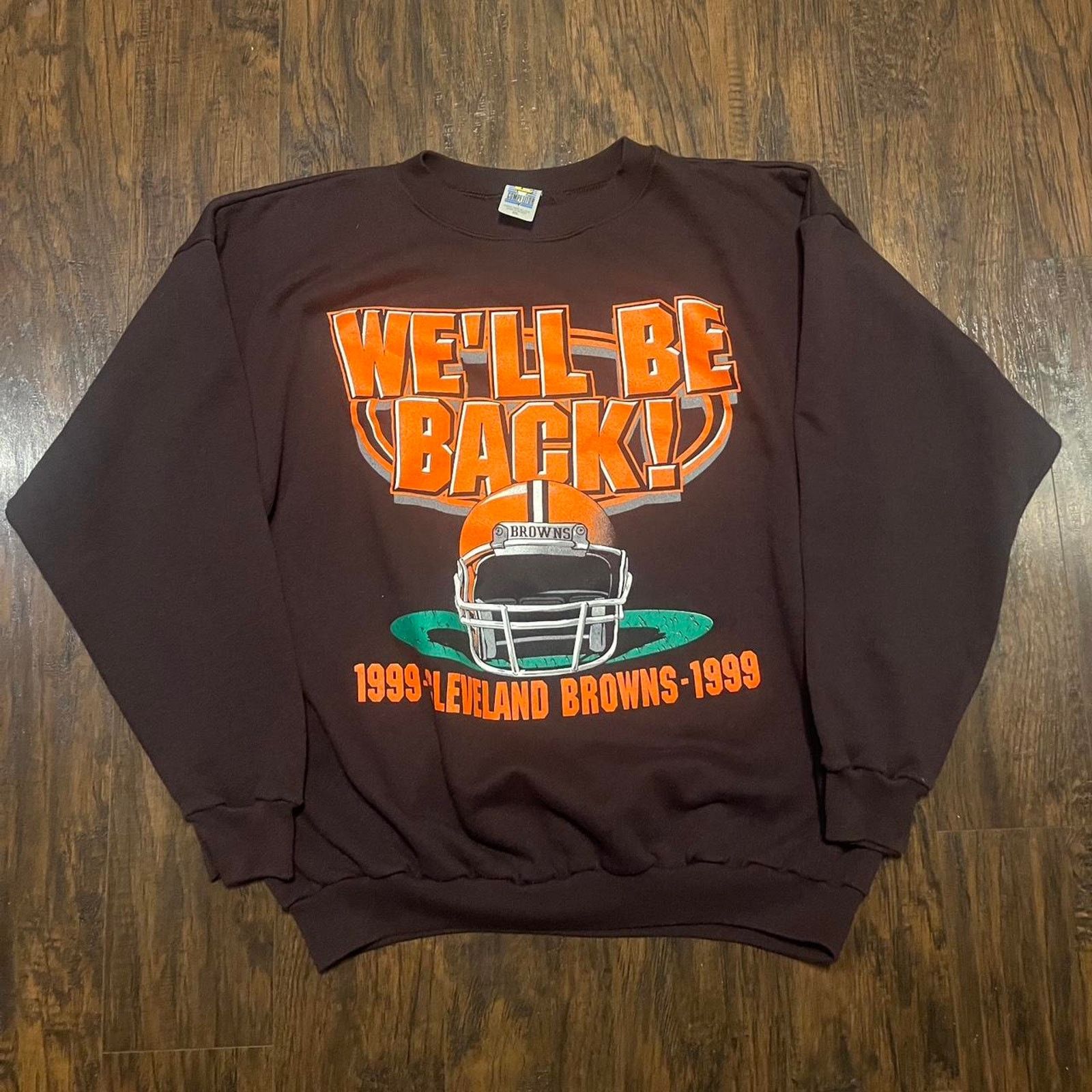 Starter Vintage 1999 “We’ll be back” Cleveland Browns Crewneck Size US XXL / EU 58 / 5 - 1 Thumbnail