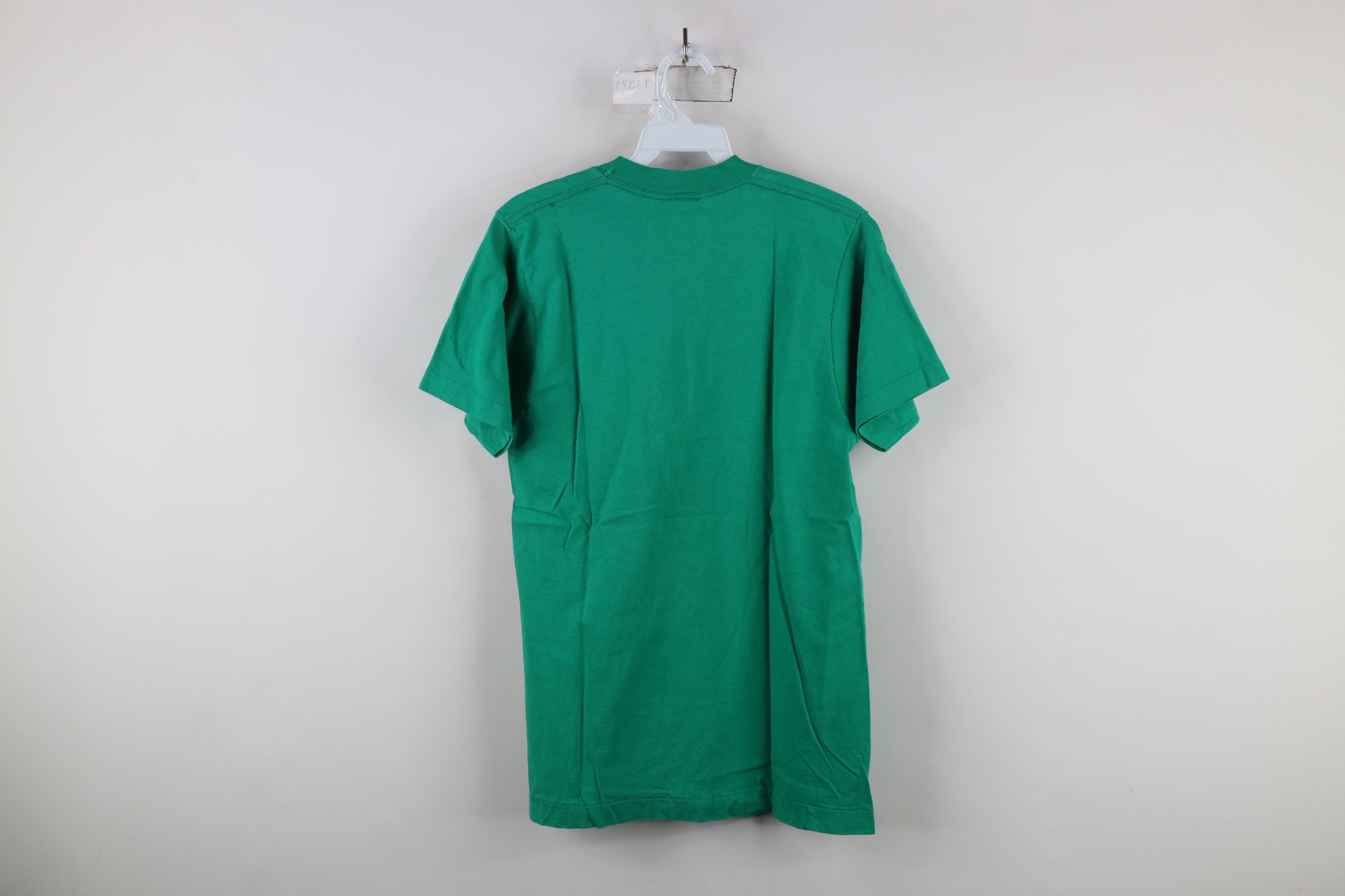 Vintage Vintage 80s 90s Streetwear Cotton T-Shirt Kelly Green USA Size US M / EU 48-50 / 2 - 9 Thumbnail