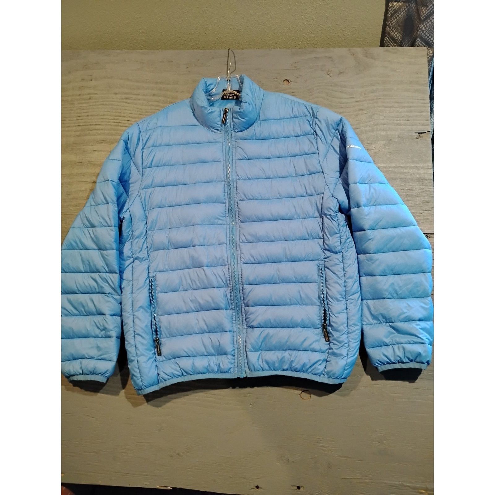 Other (Large) Alpine Swiss Unisex Blue Full Zip Bubble Coat Size US L / EU 52-54 / 3 - 2 Thumbnail