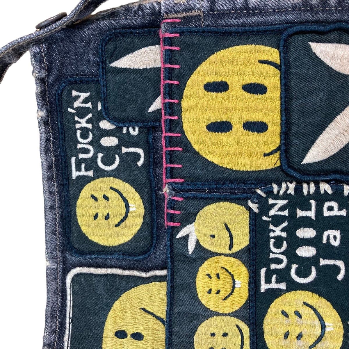 Kapital kapital Smile Embroydary Sakosh KR2304XG14 Size ONE SIZE - 2 Thumbnail