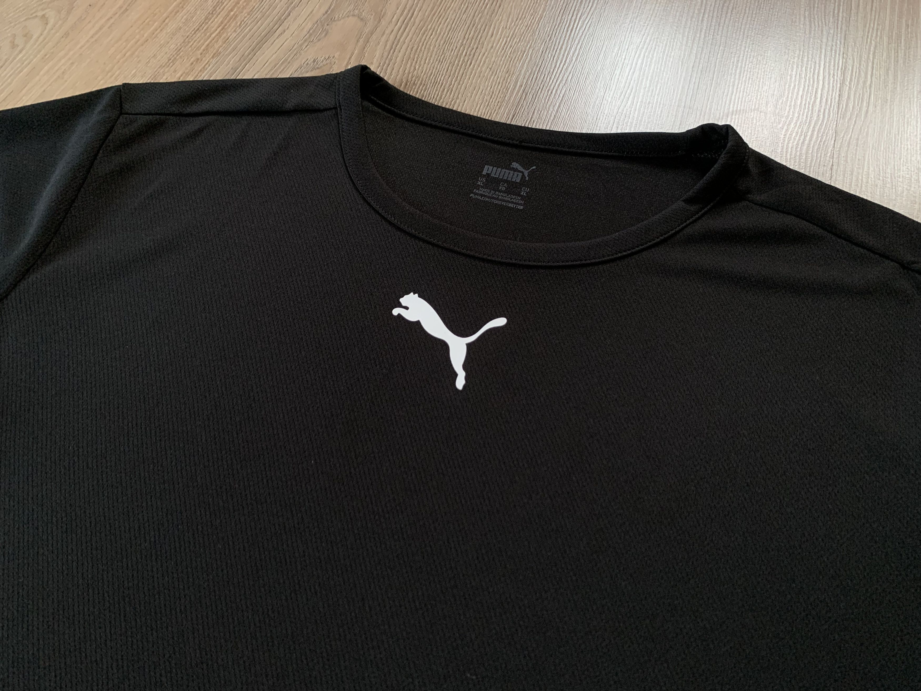 Puma Puma Black Centr Logo Training T Shirt Size US XL / EU 56 / 4 - 4 Thumbnail