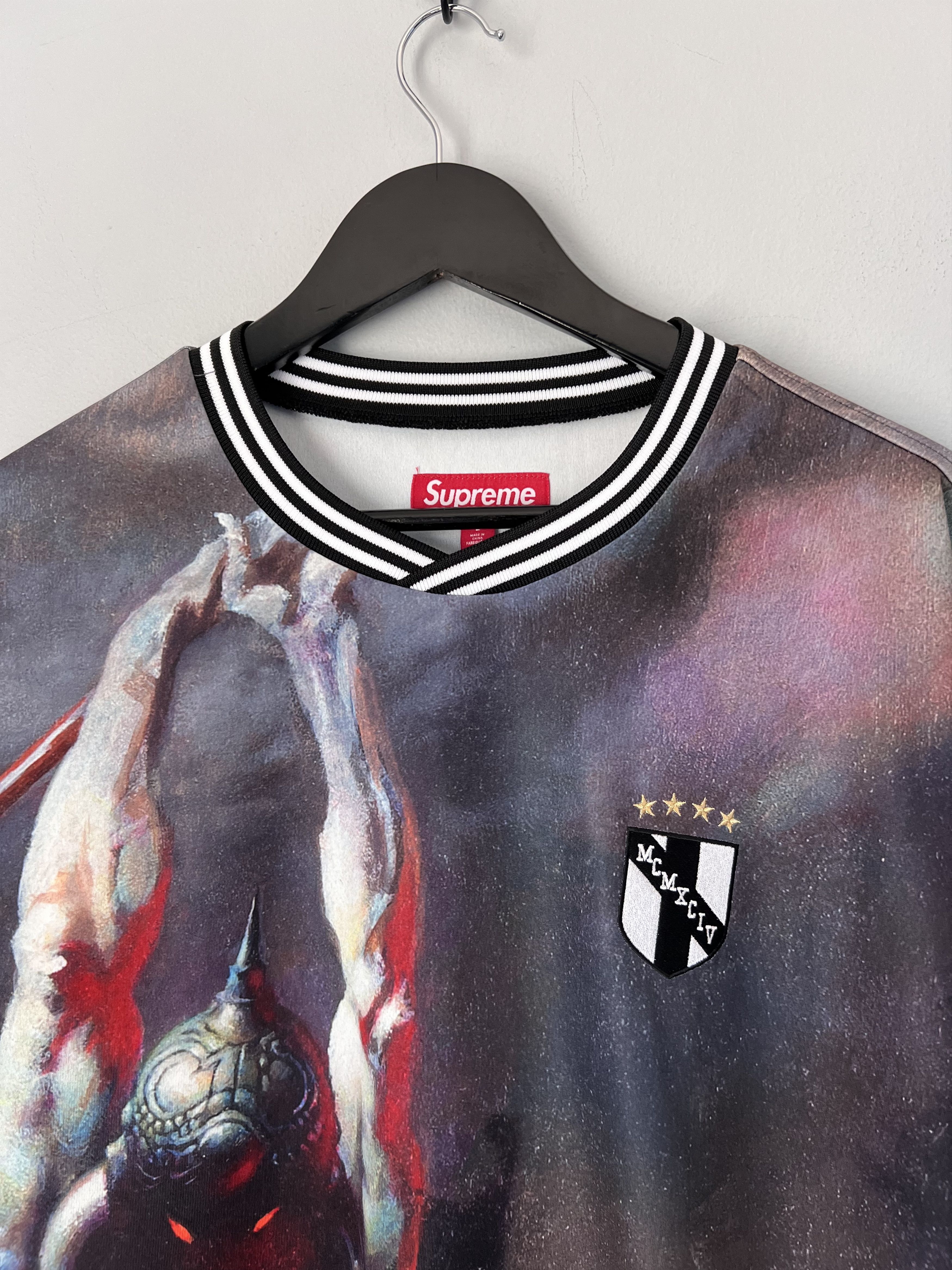 ウェア Supreme Frazetta Soccer Jersey Death SUPREME FRANK FRAZETTA SOCCER JERSEY - DEATH DEALER – THE FOURHEADS