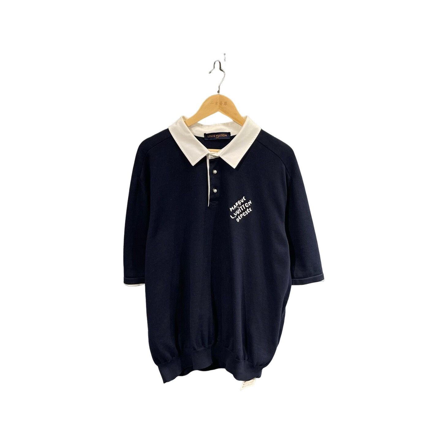 Louis Vuitton Louis Vuitton Pearl Button Embroidered Polo Size XXL Size US XXL / EU 58 / 5 - 1 Thumbnail