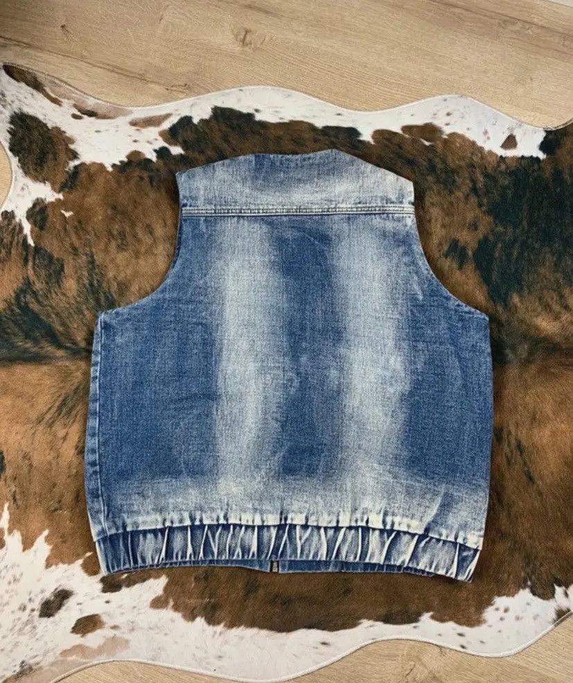 Jaded London CRAZY JADED LONDON PAINT SPLATTER VEST DENIM JACKET Size US M / EU 48-50 / 2 - 4 Thumbnail