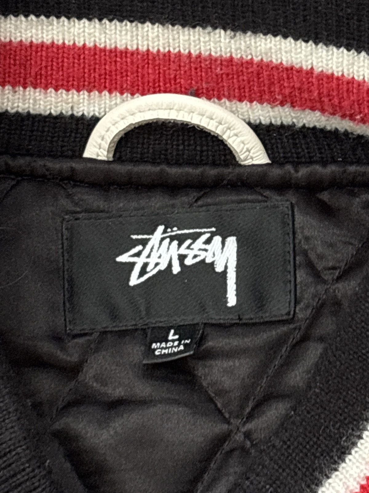DENIM TEARS × Our Legacy × Stussy Stussy x Our Legacy x Denim Tears Varsity Jacket SZ L Size US L / EU 52-54 / 3 - 6 Thumbnail