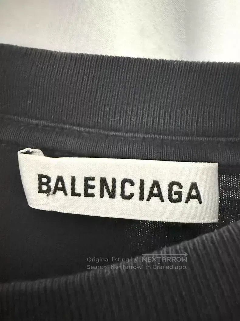 Balenciaga Balenciaga Black Coke Wave Short Sleeve Size US XS / EU 42 / 0 - 5 Thumbnail