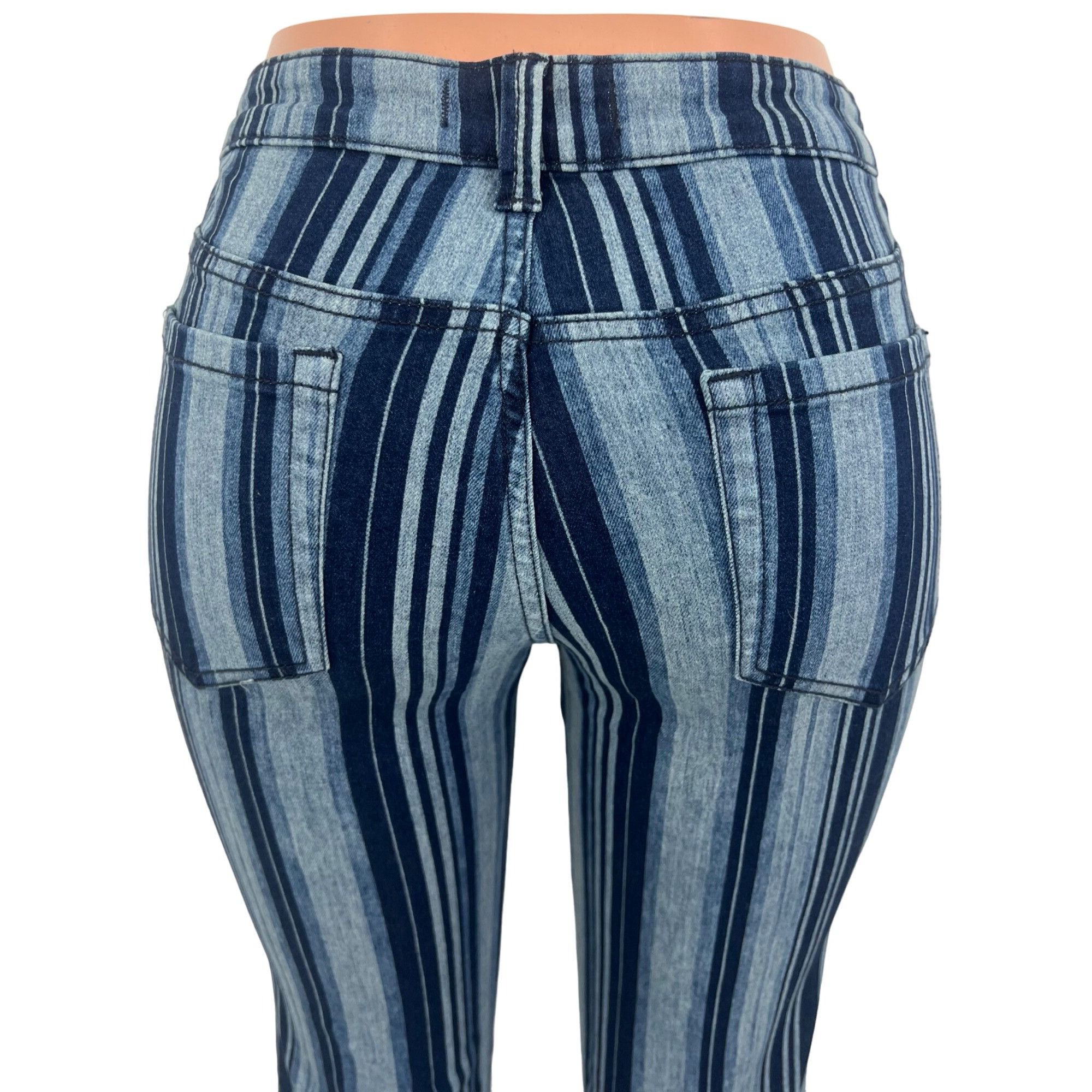 Free People NWT RARE Free People Frayed Hem Super Flare Bell Bottom Jean Size 31" - 9 Thumbnail