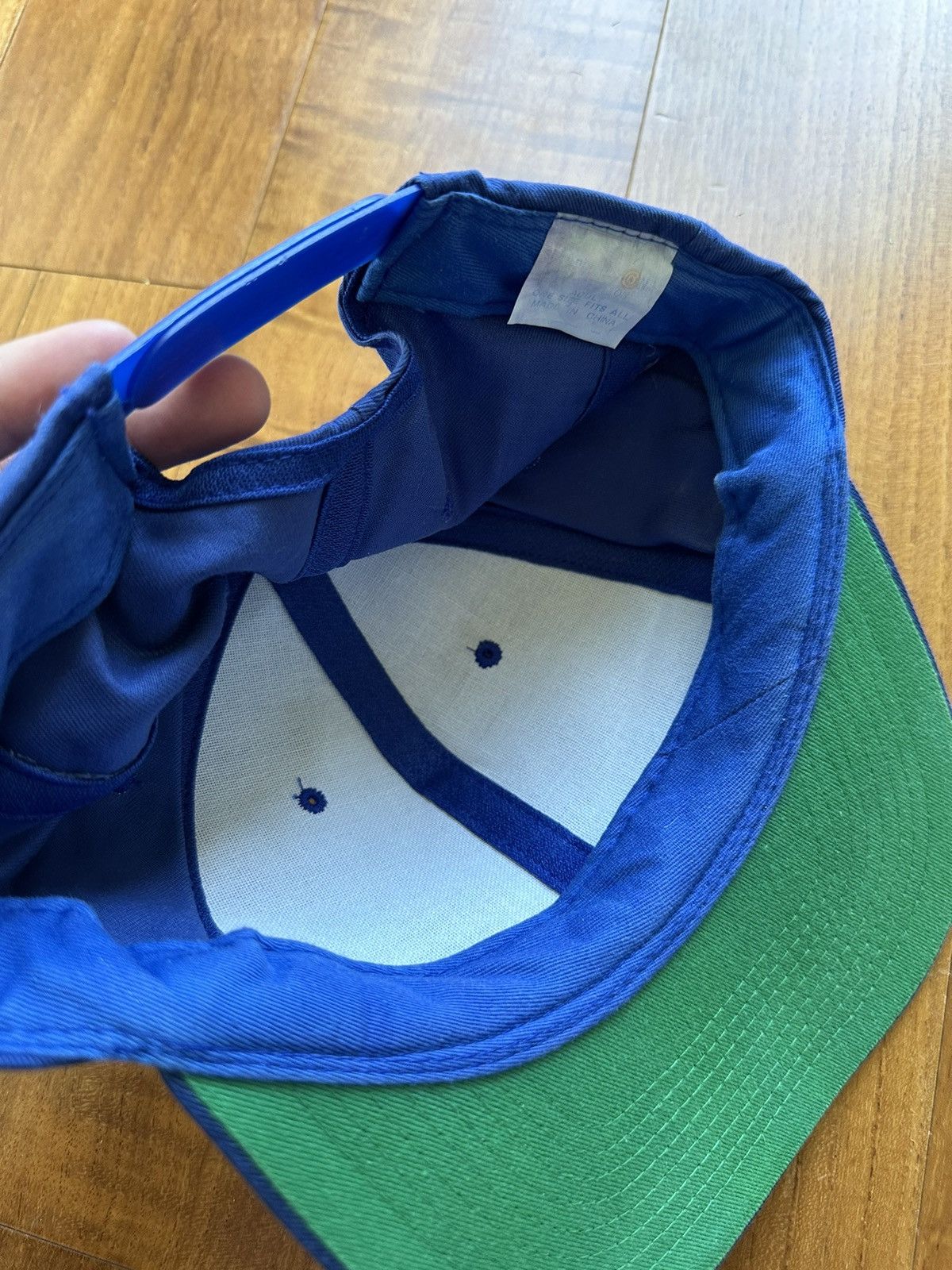 Vintage Vintage 90s Kansas City Jayhawks Plain Logo Snapback Size ONE SIZE - 5 Thumbnail