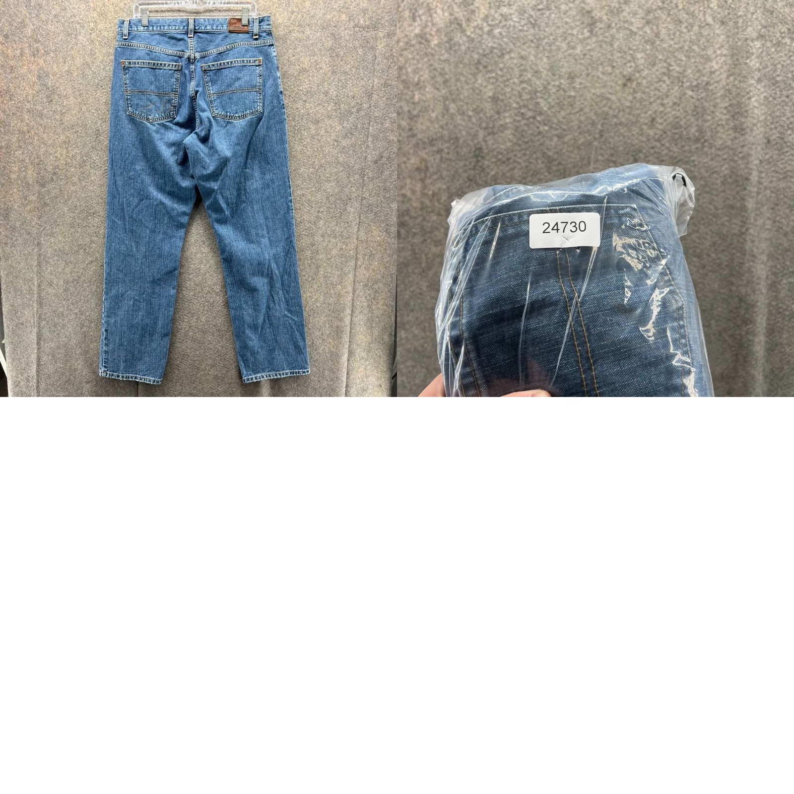 Tommy Hilfiger VINTAGE Tommy Hilfiger Jeans Men 34x32 Blue Denim Cotton Relaxed Straight Baggy VTG Jeans Mens 34x32 Blue Denim Cotton Size US 34 / EU 50 - 9 Thumbnail
