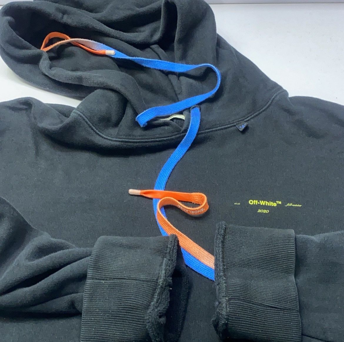 Off-White OFF-White c/o Virgil Abloh "Painted" Black Hoodie Size US XL / EU 56 / 4 - 7 Thumbnail