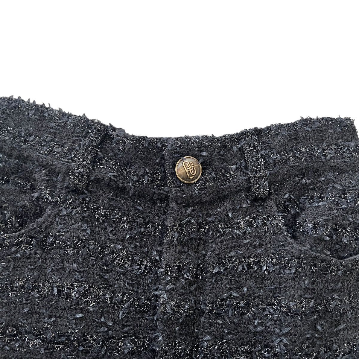 Balenciaga BALENCIAGA 2022AW DEMNA Textured Tweed Knit Baggy Pants Size US 27 - 5 Thumbnail