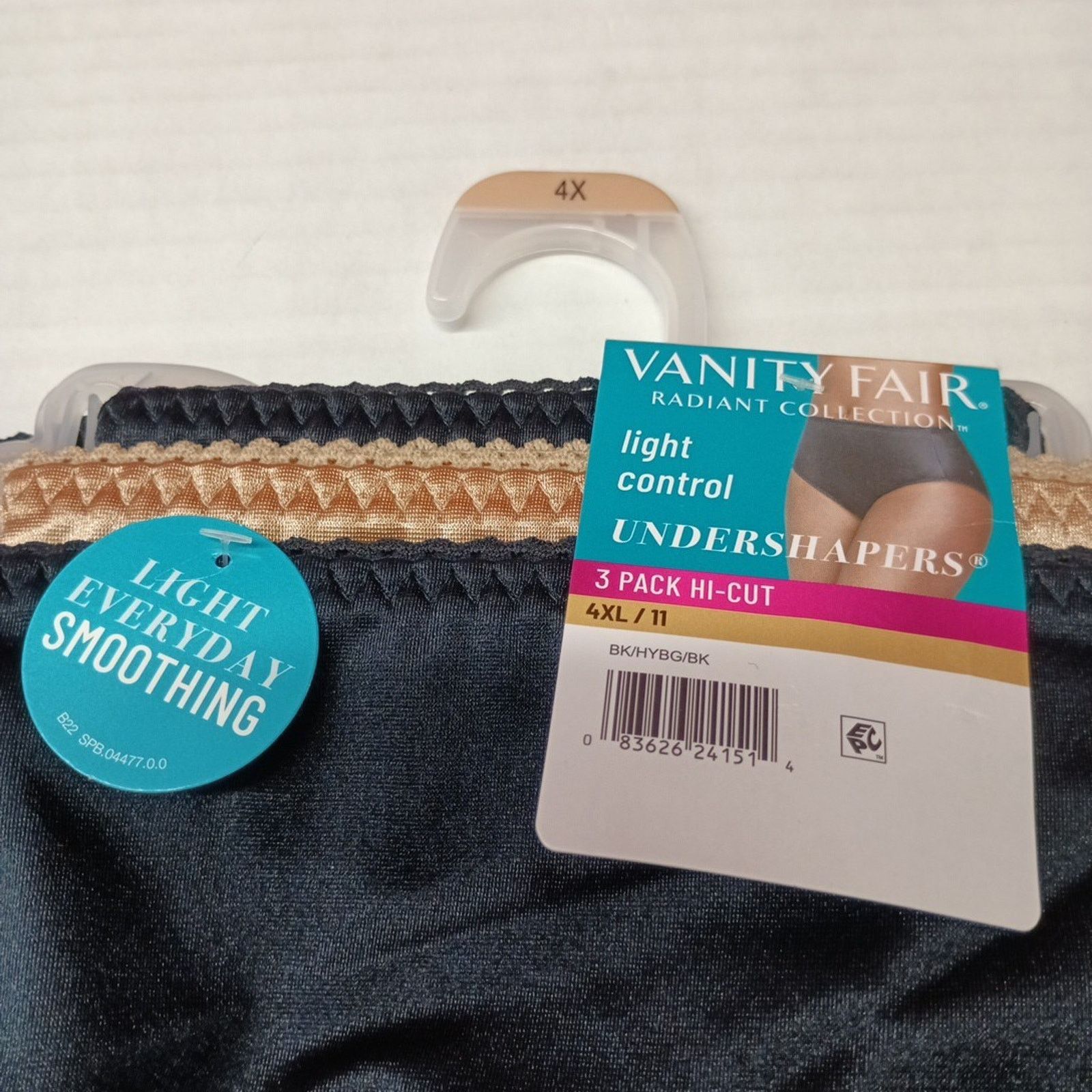 Other VANITY FAIR Women 3-Pair Hi Cut Panties Nylon Size 4XL/11 Size ONE SIZE - 5 Thumbnail