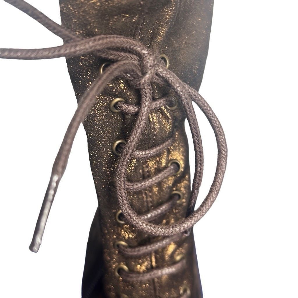 Other El Dantes Metallic Suede stiletto Boots Booties 6.5 Platforms Size US 6.5 / IT 36.5 - 16 Thumbnail