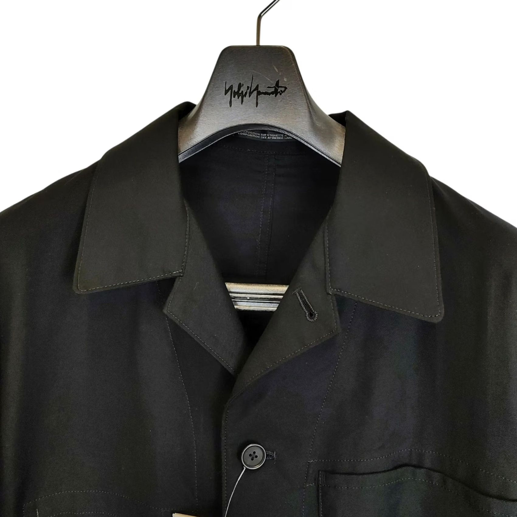 Yohji Yamamoto Yohji Yamamoto Jacket Black Size L Mens Pockets 5pockets Button Casual 25SS New Size US L / EU 52-54 / 3 - 3 Thumbnail