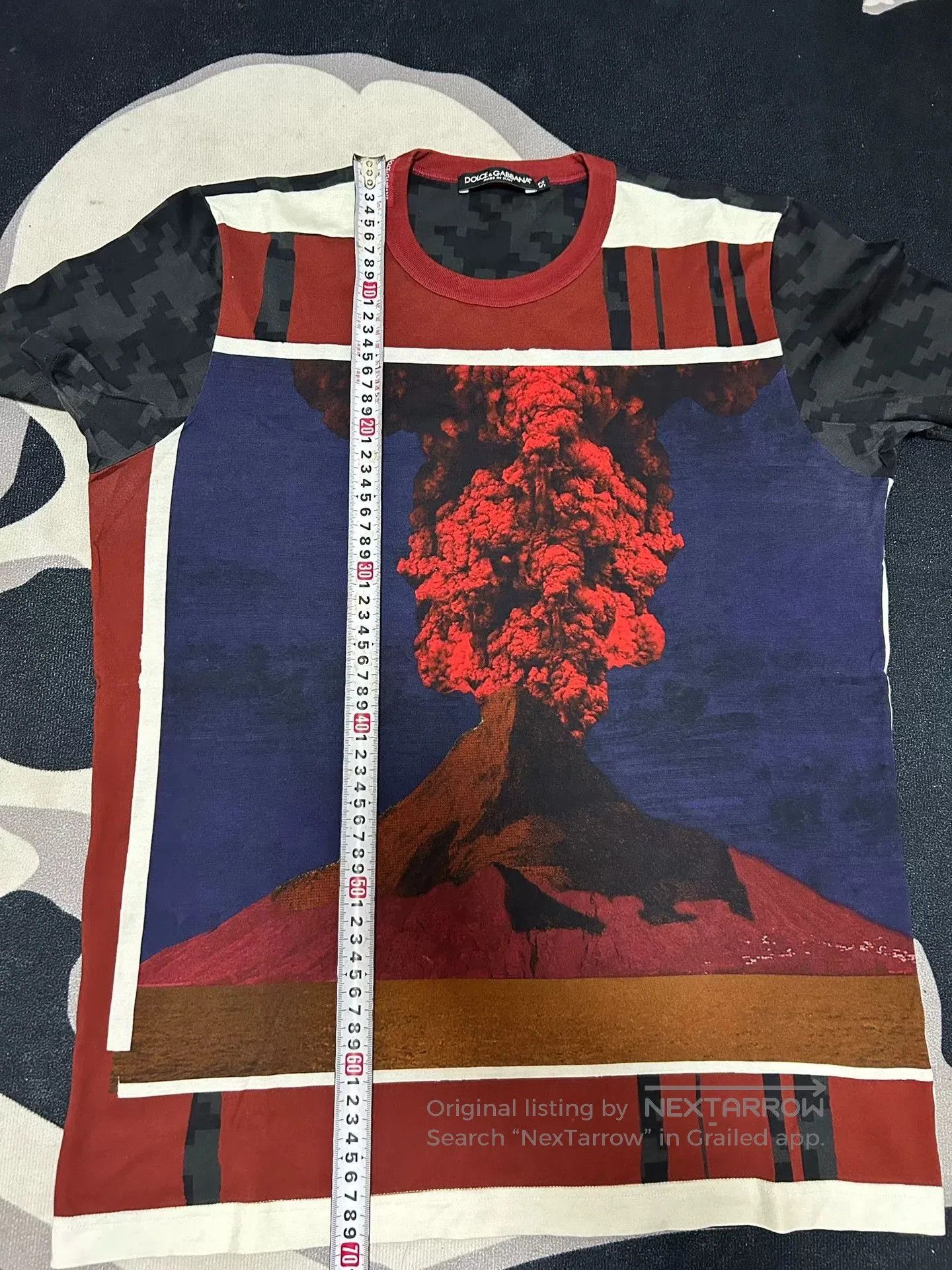 Dolce & Gabbana Dolce & Gabbana Volcano Print T-Shirt. Size US L / EU 52-54 / 3 - 2 Thumbnail