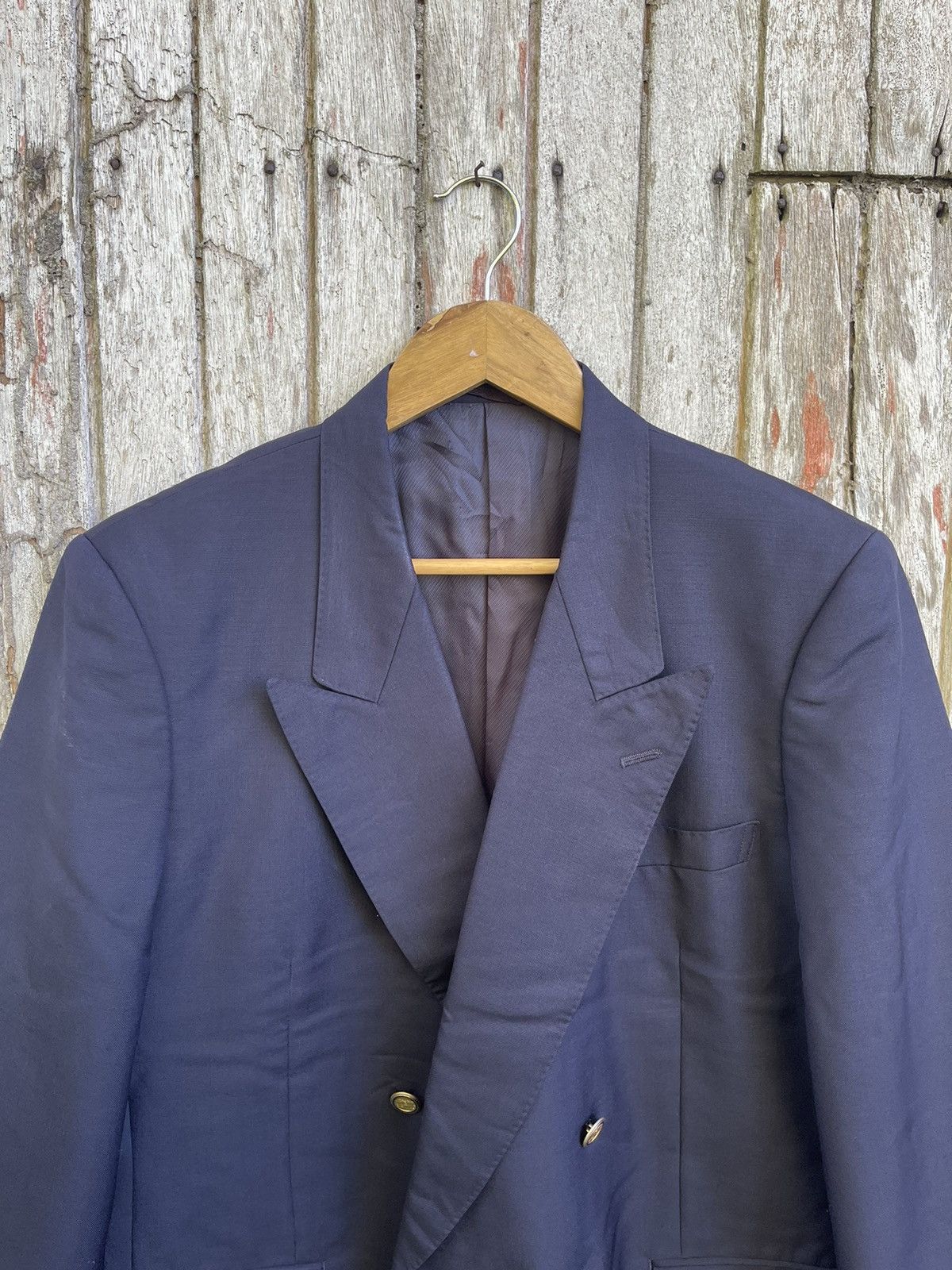 Pierre Cardin × Vintage Vintage Pierre Cardin Double-Breasted Wool Blazer Size 42S - 2 Thumbnail