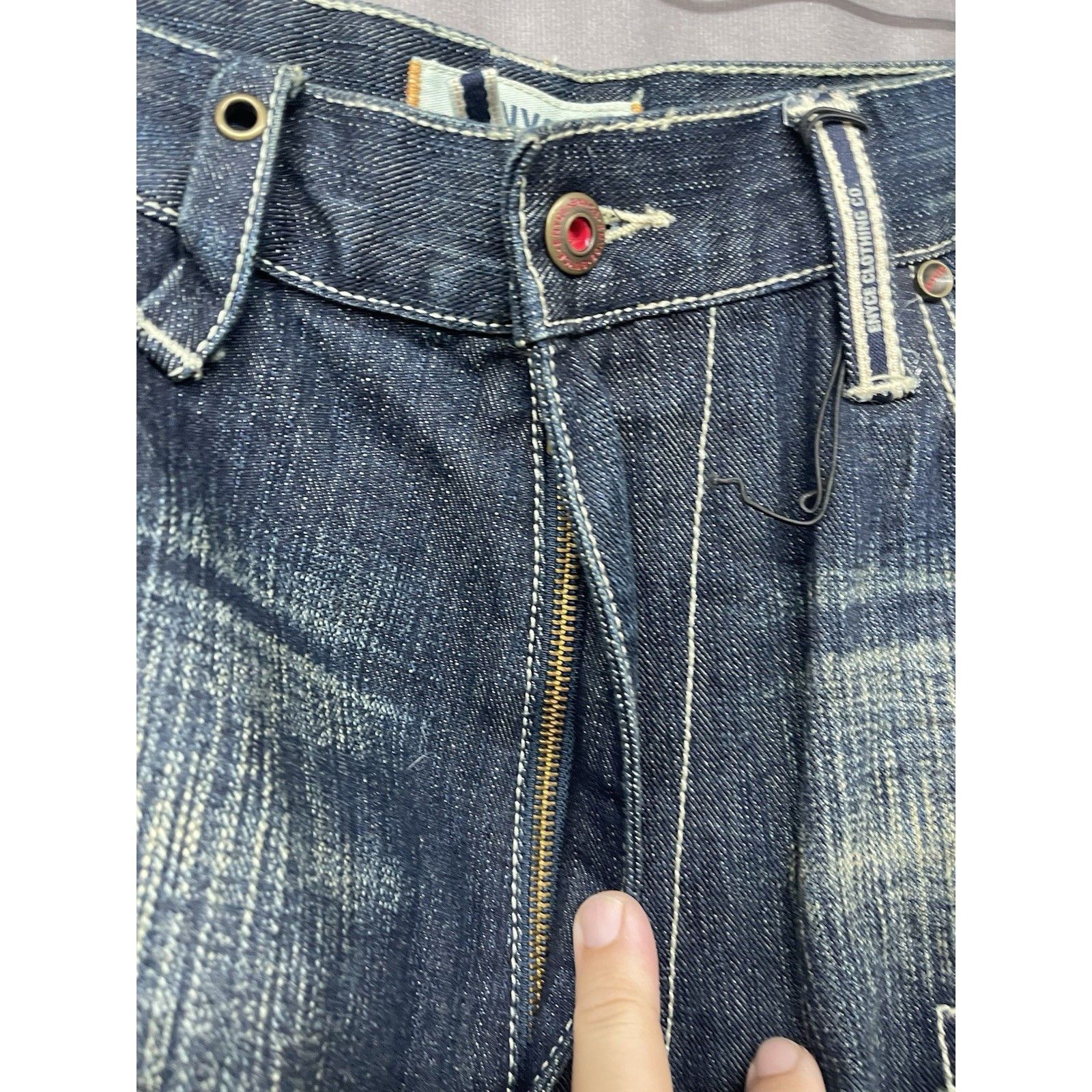 Enyce VTG Y2K Enyce Eagle Bomber Embroidery Jeans 40x32 Hip Hop Ba Size US 40 / EU 56 - 8 Thumbnail