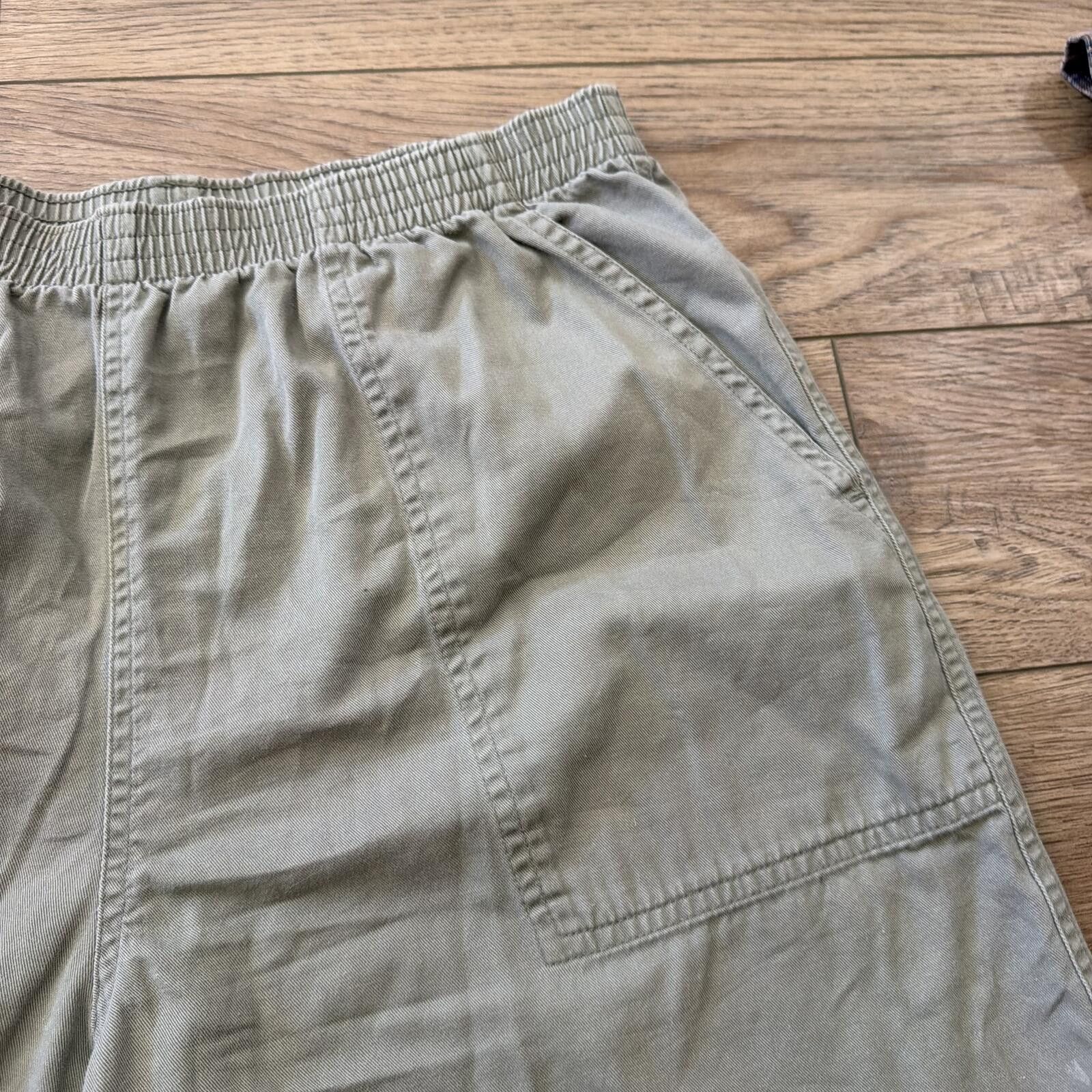 Other Vintage 90s Jones Wear Sport Cotton Cargo Shorts Olive Green Size US 34 / EU 50 - 2 Thumbnail