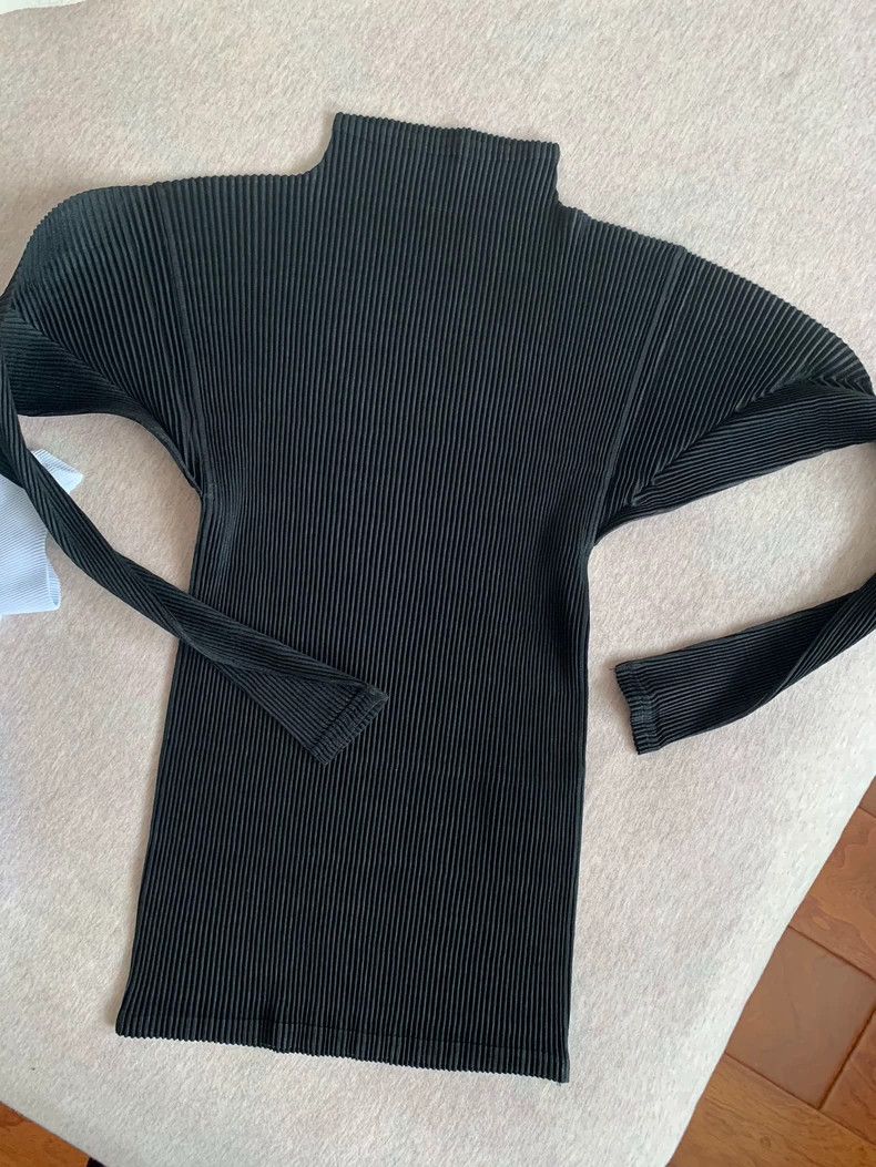 Issey Miyake issey miyake Black short-sleeved shirt 2506-Nextarrow Size M / US 6-8 / IT 42-44 - 4 Thumbnail