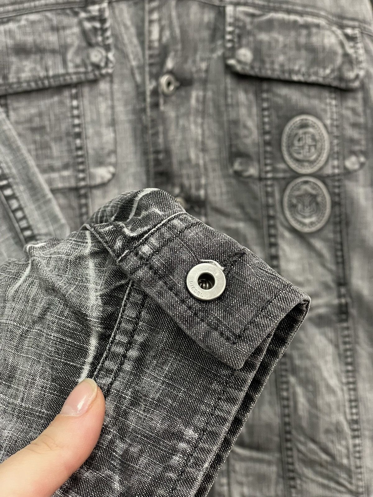 Diesel 90s Diesel washed trucker jacket retro jacket Size US M / EU 48-50 / 2 - 7 Thumbnail