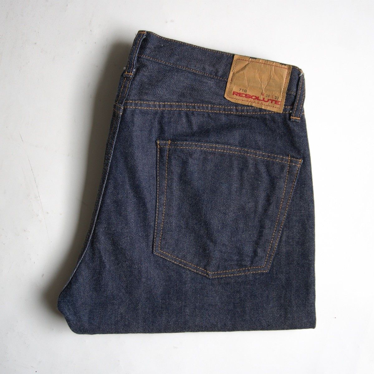 RESOLUTE RESOLUTE 710 Denim Pants Made in Japan Size 38 Size US 38 / EU 54 - 1 Thumbnail