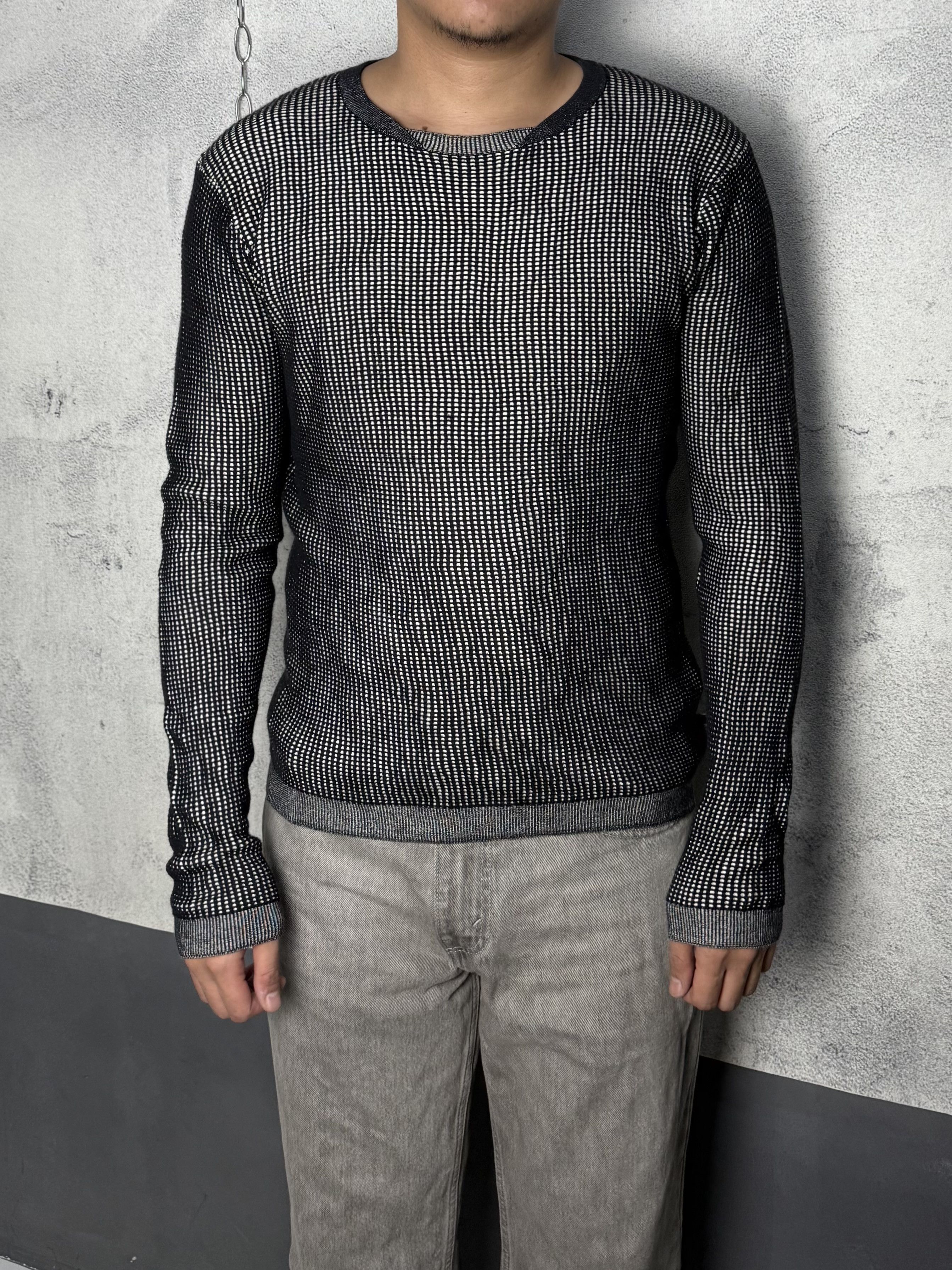 Armani Collezioni Mesh Knit Sweater Jumper