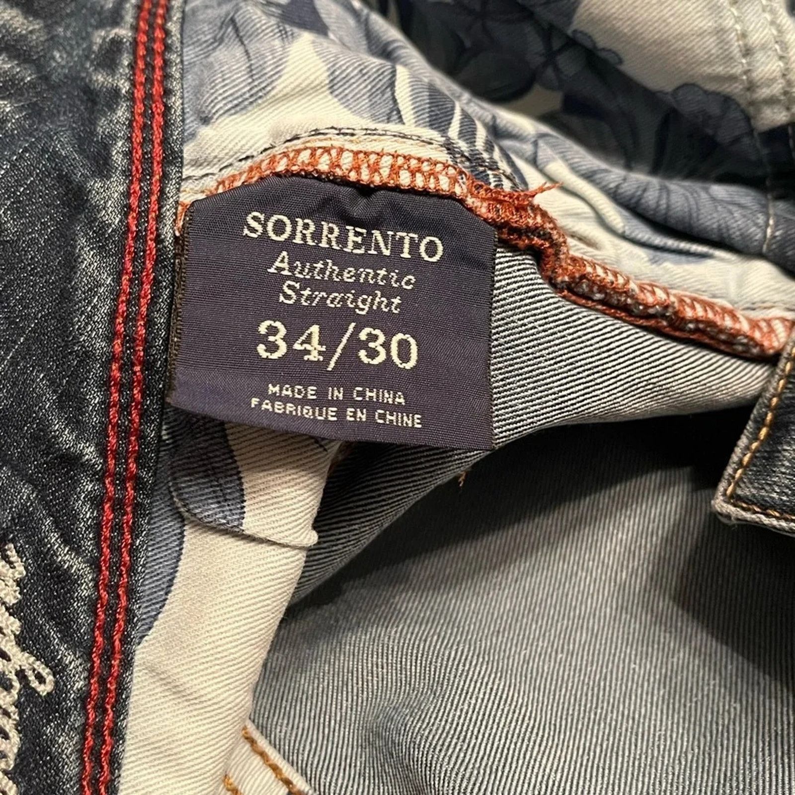 Tommy Bahama Tommy Bahama Sorrento Authentic Straight jeans, size 34/30 Size US 34 / EU 50 - 5 Thumbnail