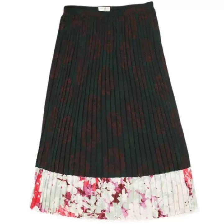 Dries Van Noten dries van noten floral pleated midi skirt Size 26" / US 2 / IT 38 - 1 Thumbnail