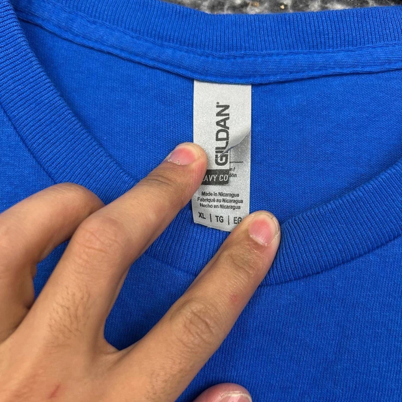 Gildan Hawaii USA Shirt Men Extra Large Blue Crew Neck Cotton Size US XL / EU 56 / 4 - 5 Thumbnail