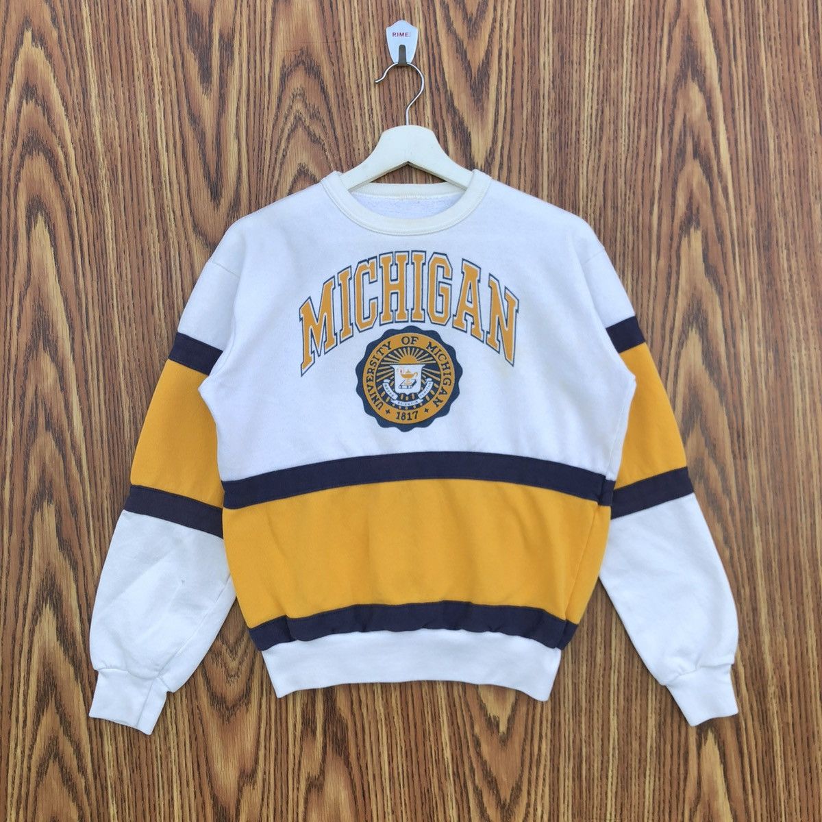 Vintage Vintage The University of Michigan Crewneck Sweatshirt Size S / US 4 / IT 40 - 1 Thumbnail