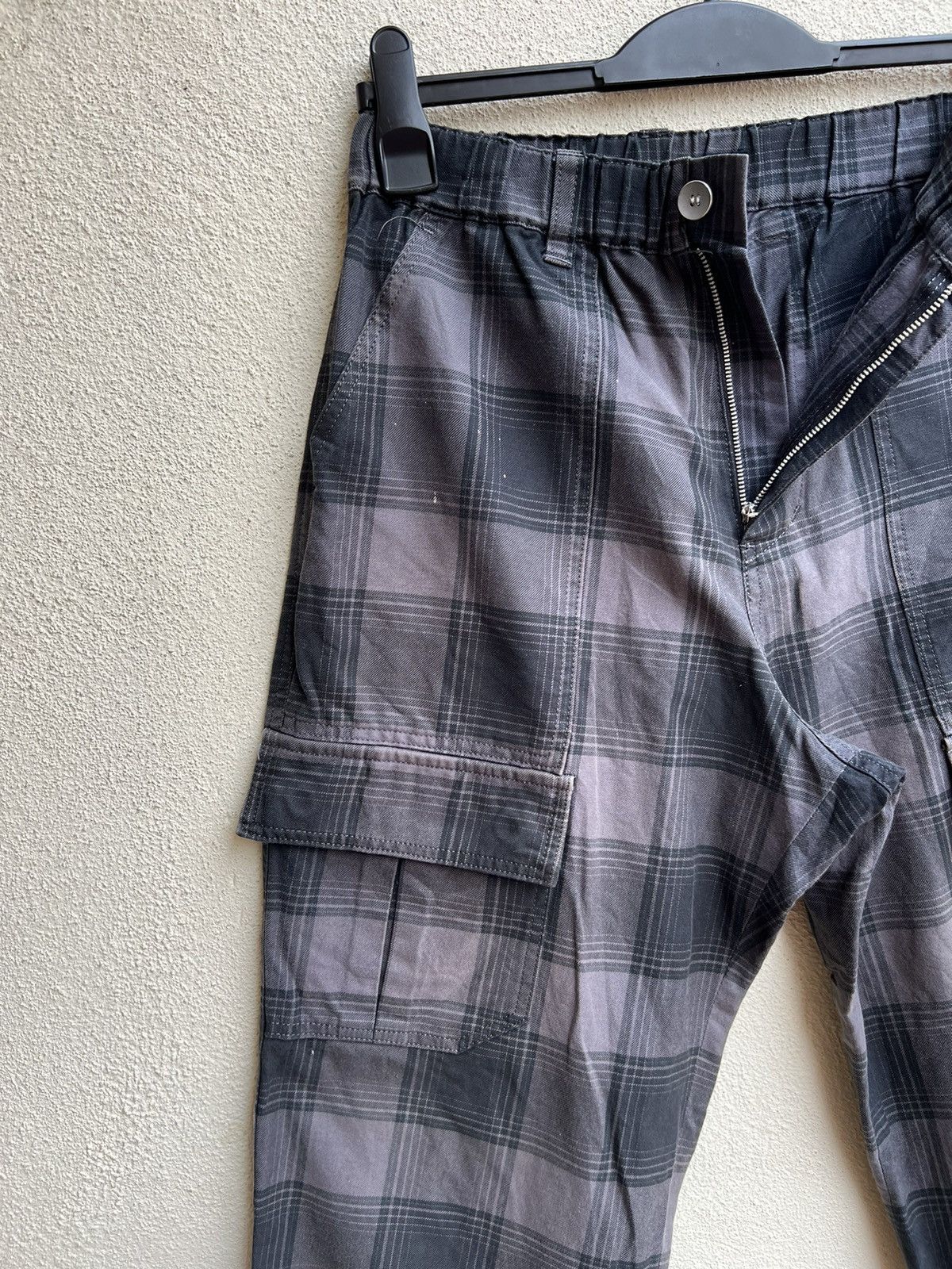 Vintage VTG MILK BOY Japan Check Cargo Trouser Pant Size US 30 / EU 46 - 8 Thumbnail