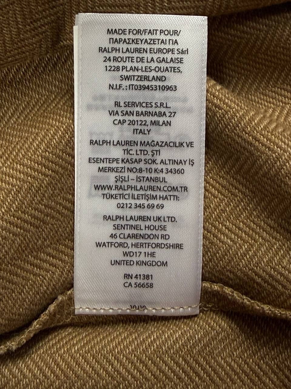 Polo Ralph Lauren Polo Ralph Lauren Men's Custom Slim Fit Herringbone Polo Size US XL / EU 56 / 4 - 13 Thumbnail