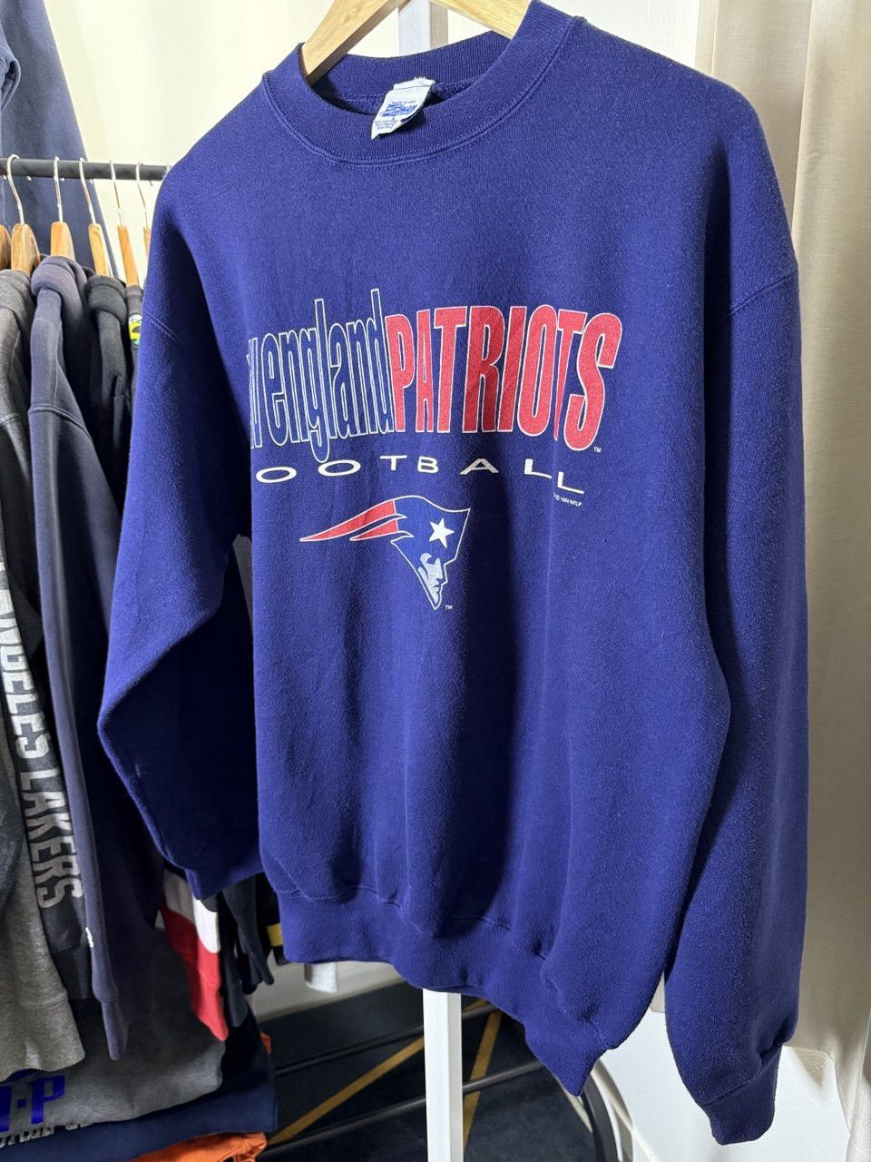 NFL × Vintage Vintage 1994 X NFL X New England Patriots Size US XL / EU 56 / 4 - 2 Thumbnail