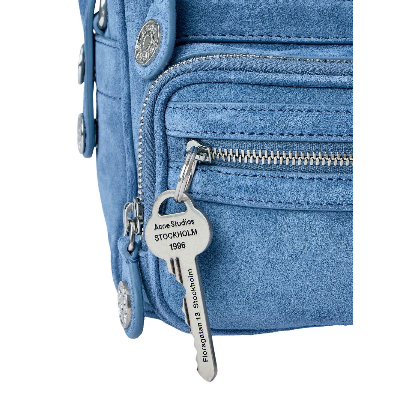 Acne Studios ACNE STUDIOS Camero Party Blue Suede Shoulder Bag New & Auth Size ONE SIZE - 3 Thumbnail