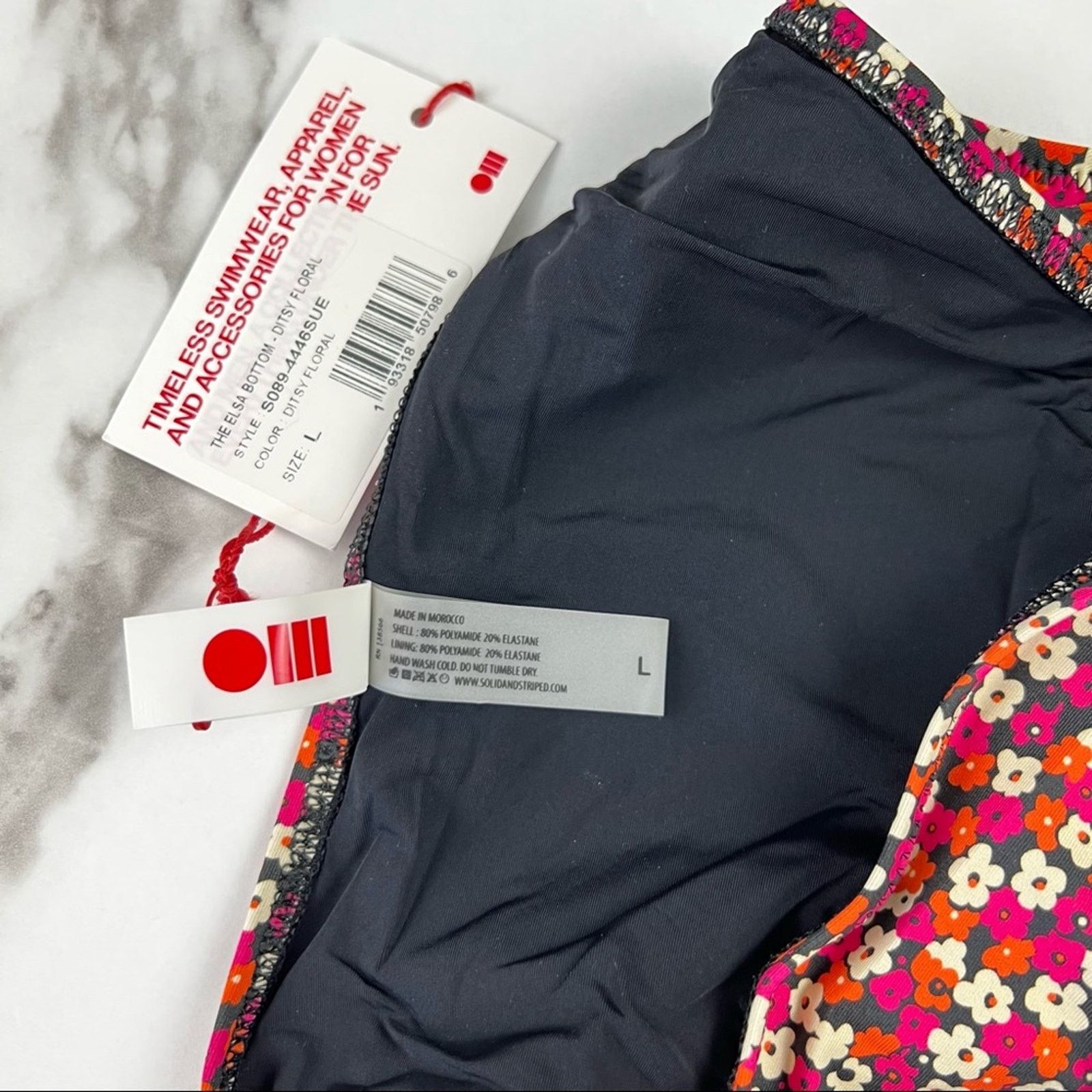 Solid & Striped NWT Solid & Striped The Elsa Bottom in Ditsy Floral Large Size ONE SIZE - 5 Thumbnail