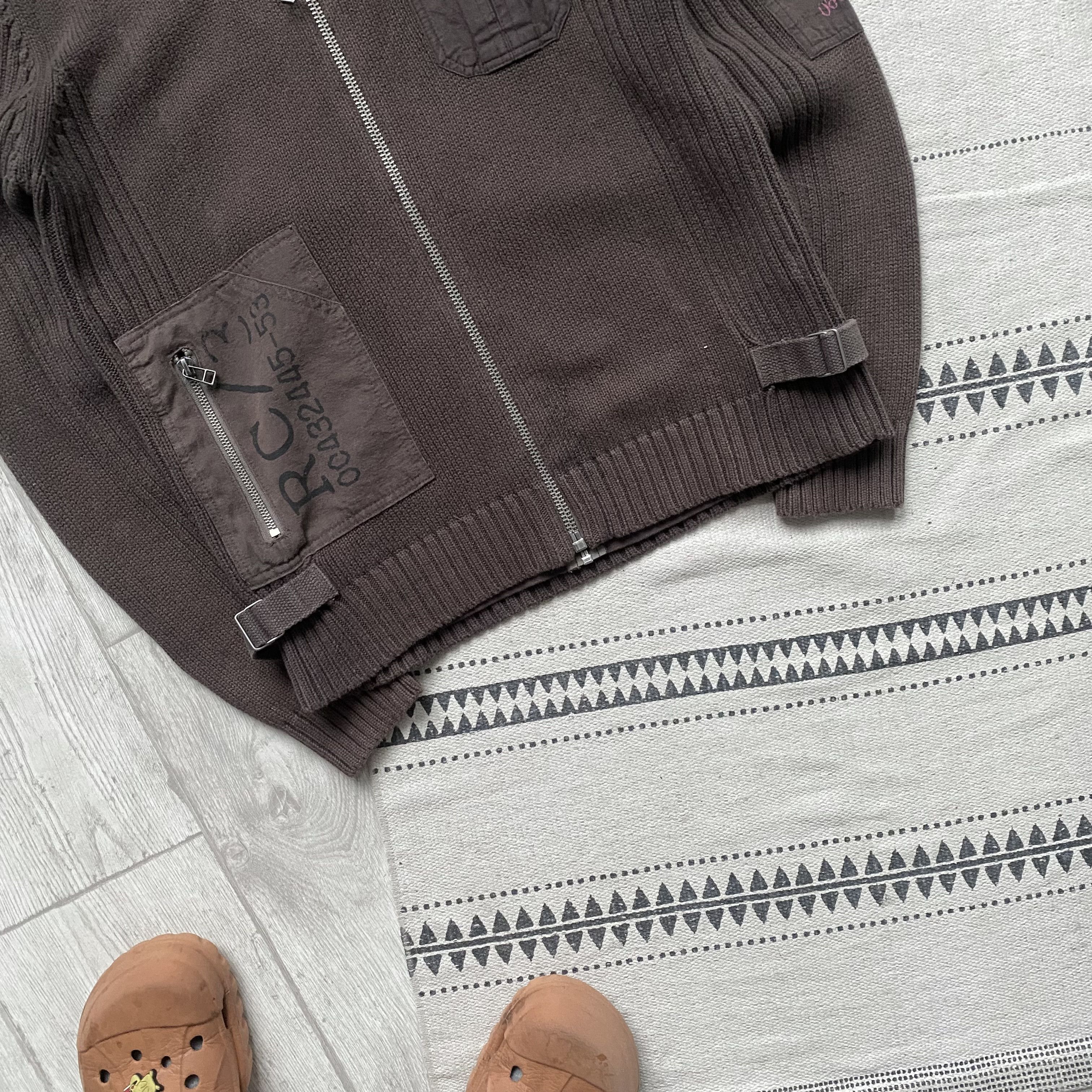 Diesel Avant-garde Vintage 90s Ribbed Knit Sweater Diesel Opium Y2K Size US M / EU 48-50 / 2 - 3 Thumbnail