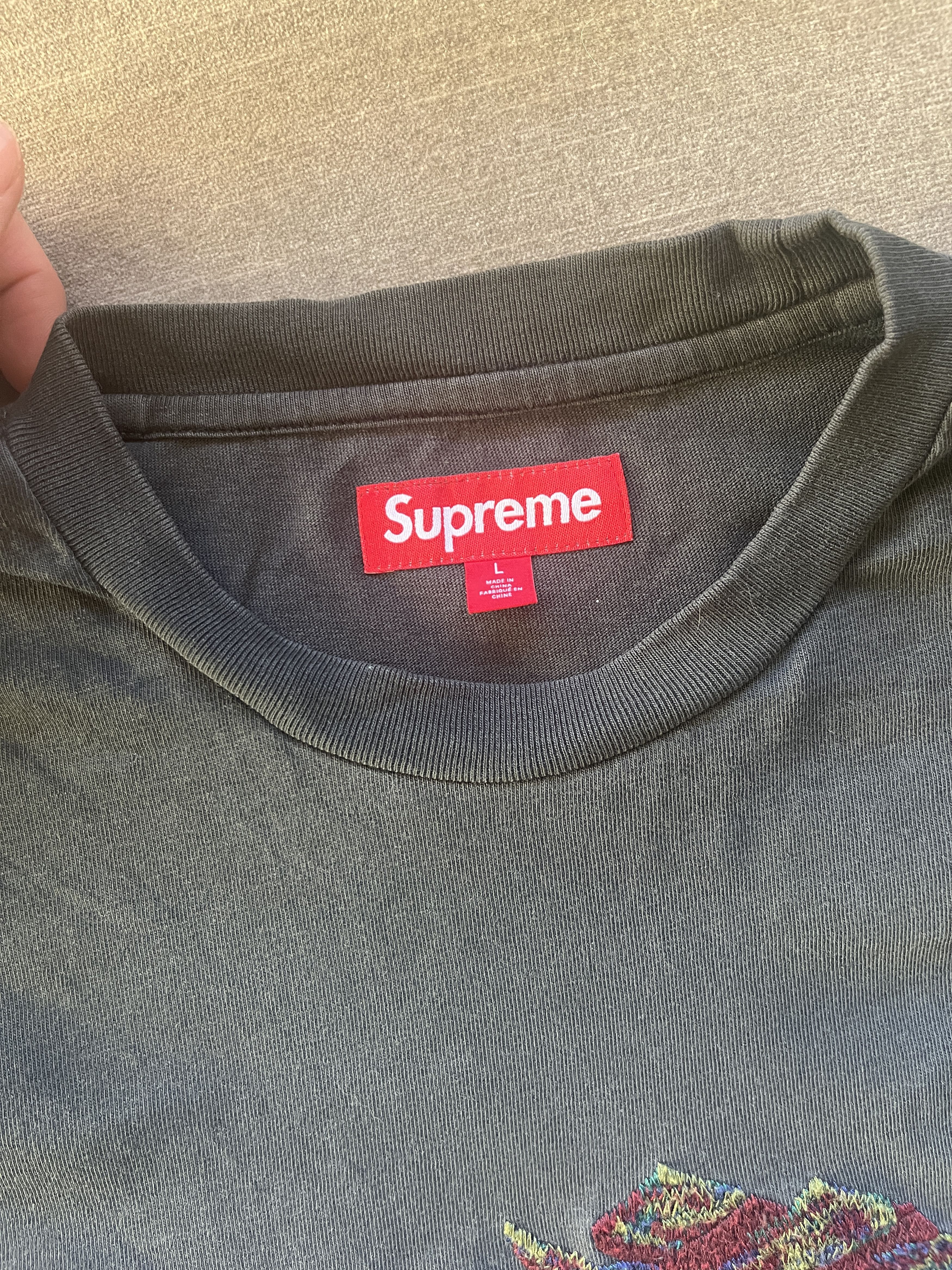 Supreme Supreme Knit Pattern T-Shirt Size US L / EU 52-54 / 3 - 2 Thumbnail