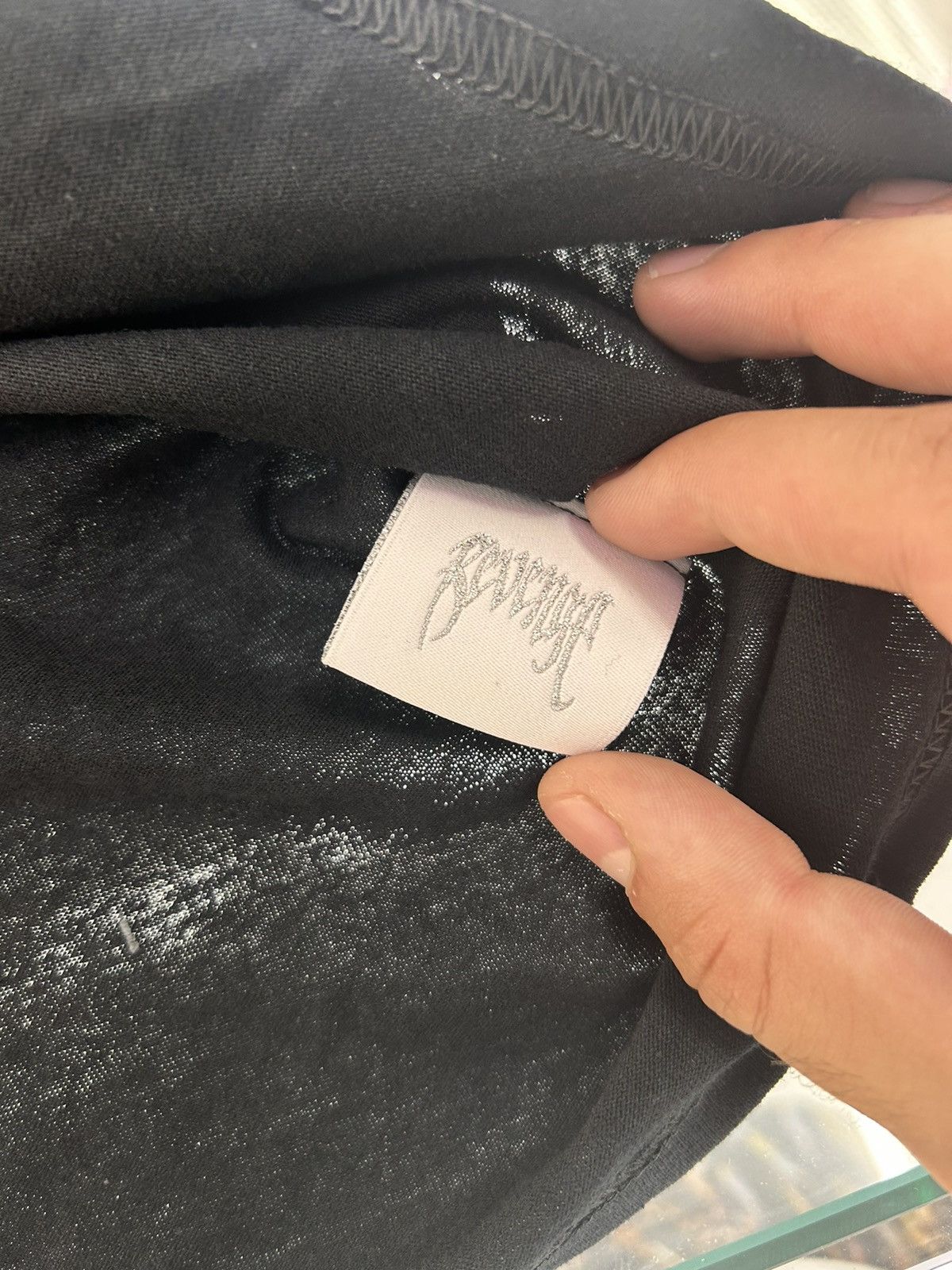 Revenge Revenge Angel Tee Black 2021 release Size US XL / EU 56 / 4 - 2 Thumbnail