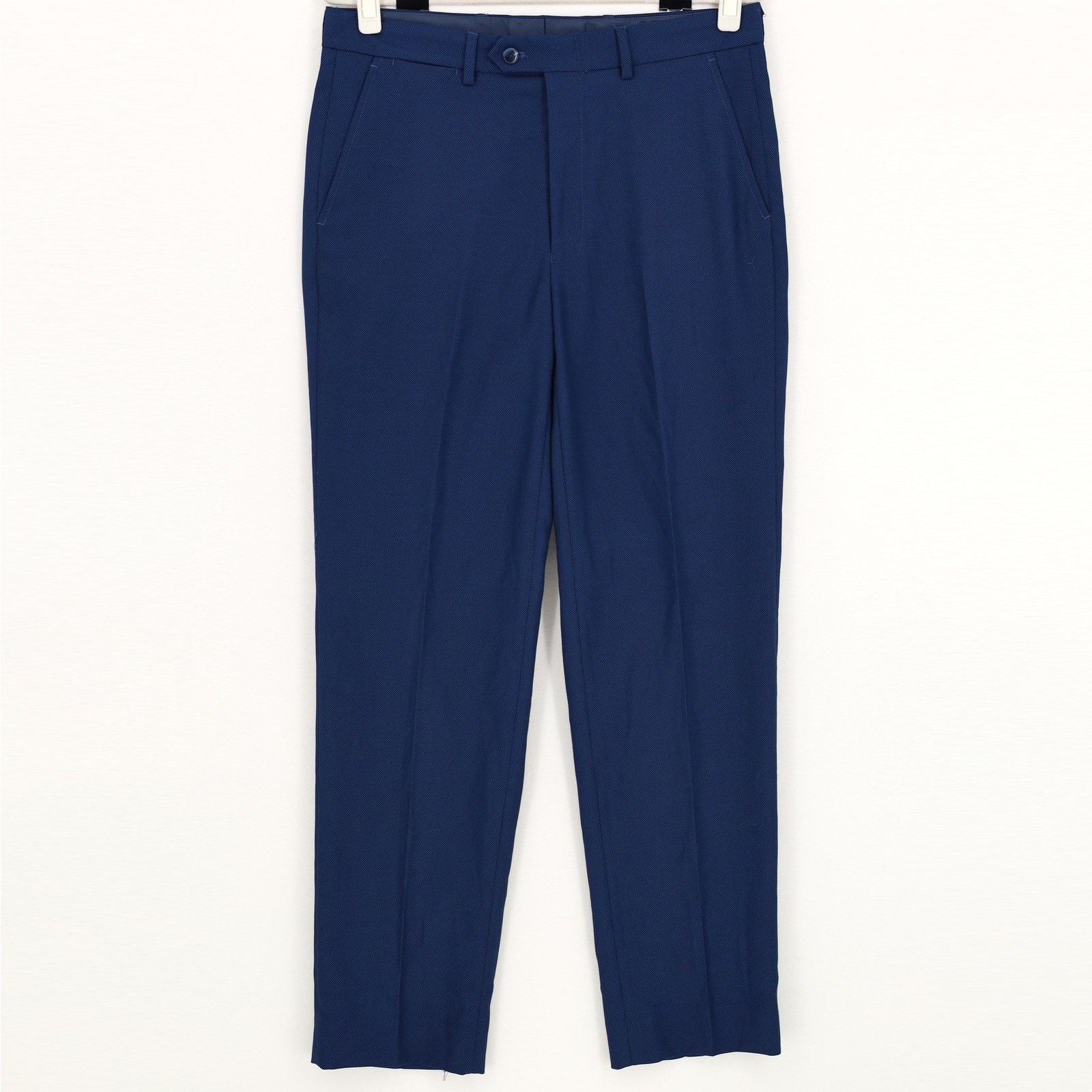 Nautica Nautica Men's Blue Birdseye Suit Dress Pants Size W32 L30 Size US 32 / EU 48 - 3 Thumbnail