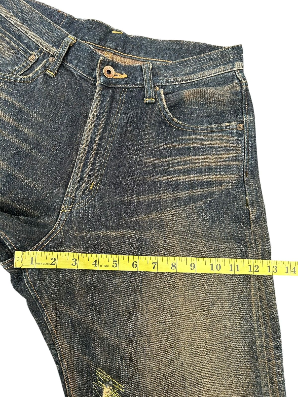 Kapital Vintage Edwin 505Z Selvedge Rusty Distressed Denim Jeans Size US 31 - 13 Thumbnail
