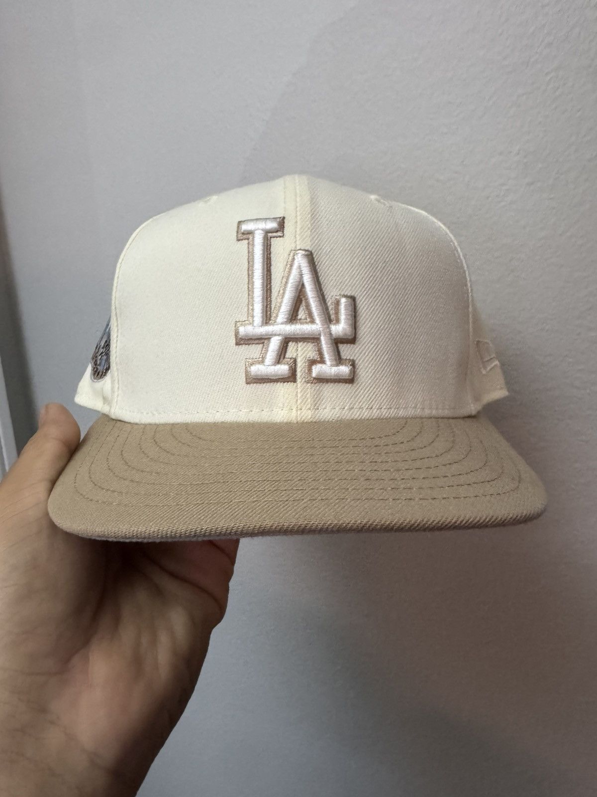 Hat Club 7 5/8 hatclub LA Dodgers Coliseum ‘Horchata’ Fitted Size ONE SIZE - 2 Thumbnail